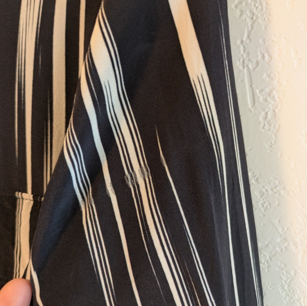 Nicole Miller Striped Black and White Women's Dress - Picture 6 of 6
